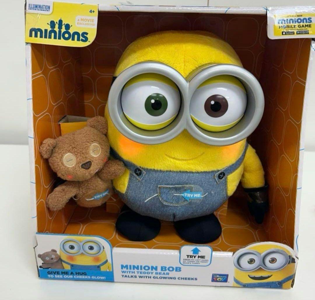 ミニオンズ おしゃべり ミニオンボブ テディベア付き