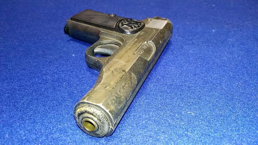 カスタム金属製風仕上げ　ブローニングM1910　レプリカ社製（マルシン）ガスガン