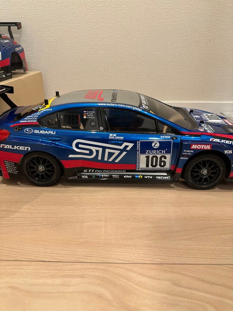 ラジコン　タミヤ　XB SUBARU WRX STI NBR 完成品