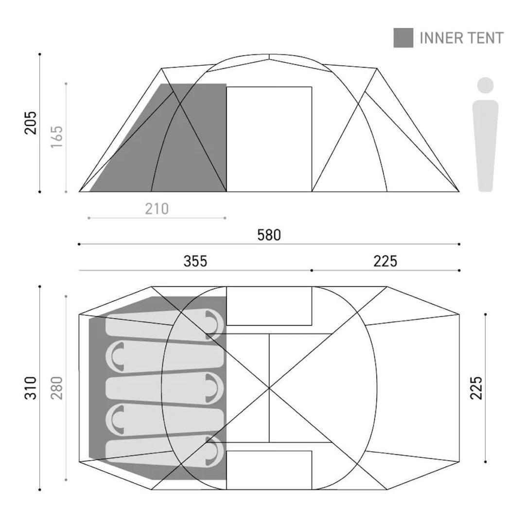 【最終価格・最終値下げ】ZIZ TENT SHELTER BLACK