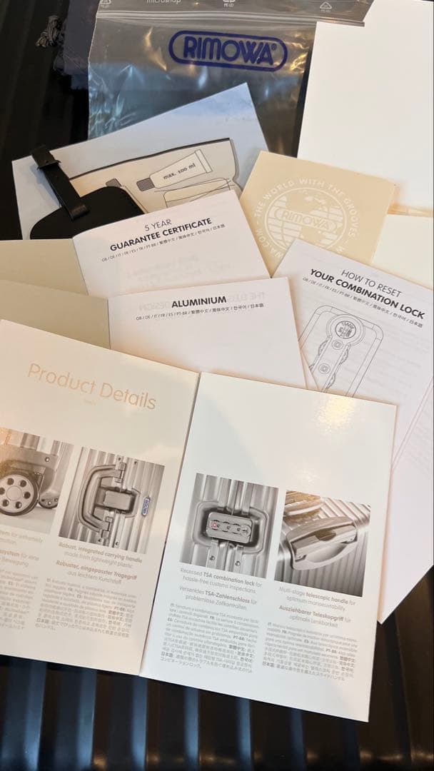 RIMOWA リモワ トパーズ ステルス 82L 986.15 4輪新品です