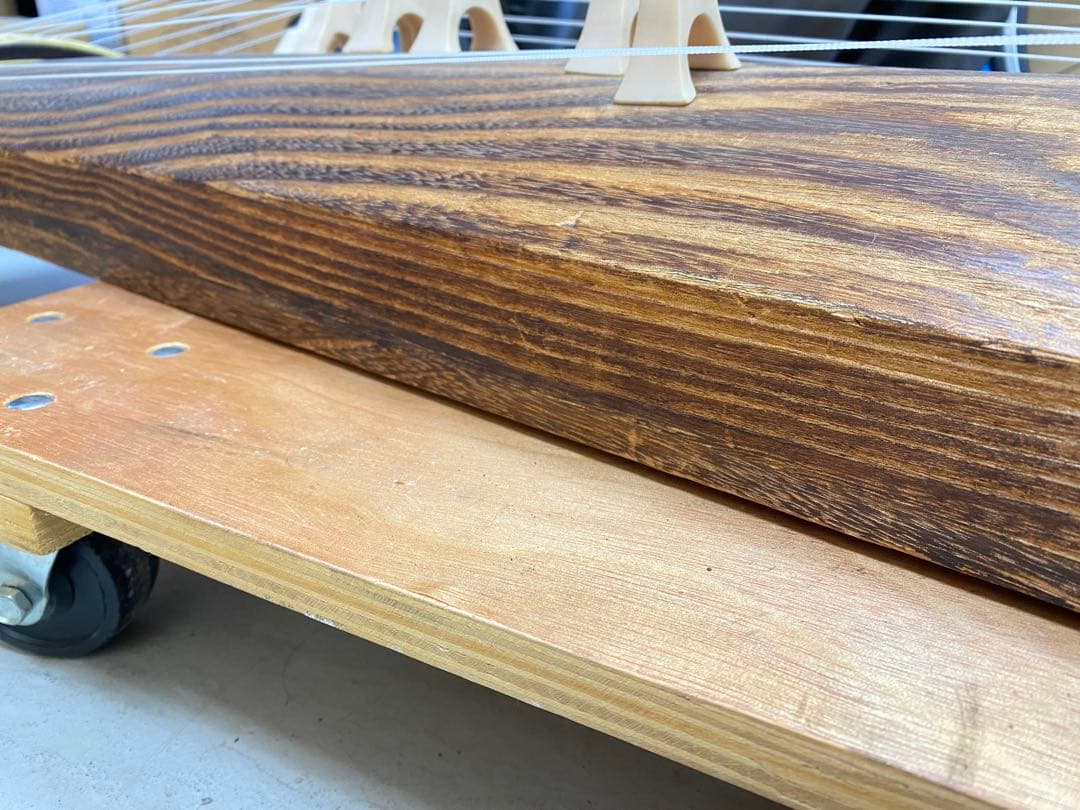 琴 お筝 筝 13弦 小川謹製 焼き印 くり甲