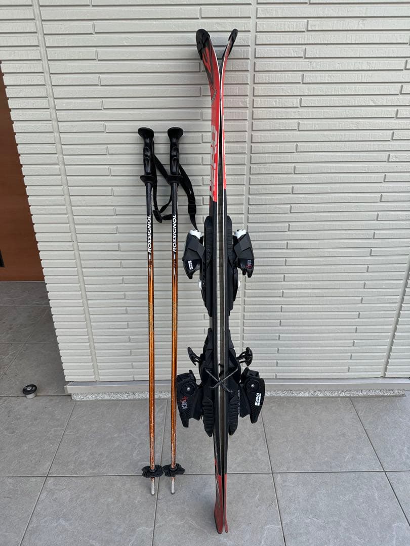 ジュニアロシニョールスキー板110 ストック付き