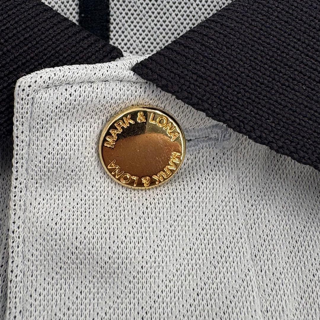 美品　マークアンドロナ 半袖 ポロシャツ スカル グレー　48(L相当) 703