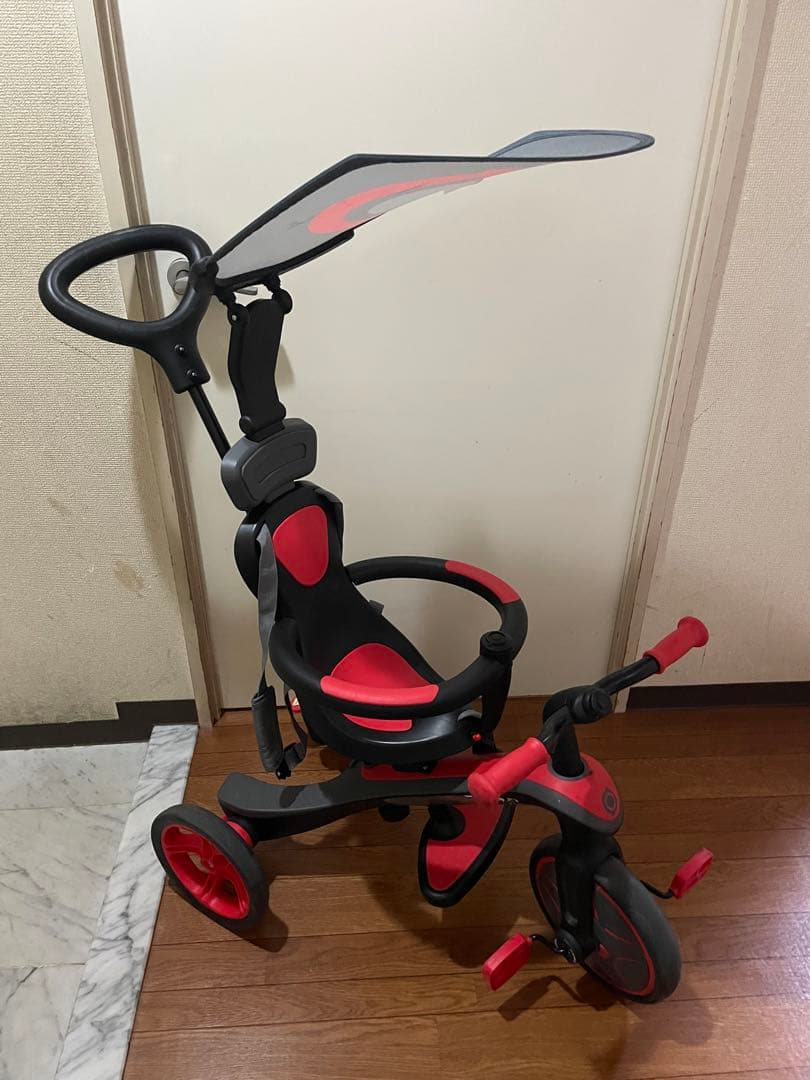 GLOBBER グロッバー エクスプローラートライク4in1 レッド