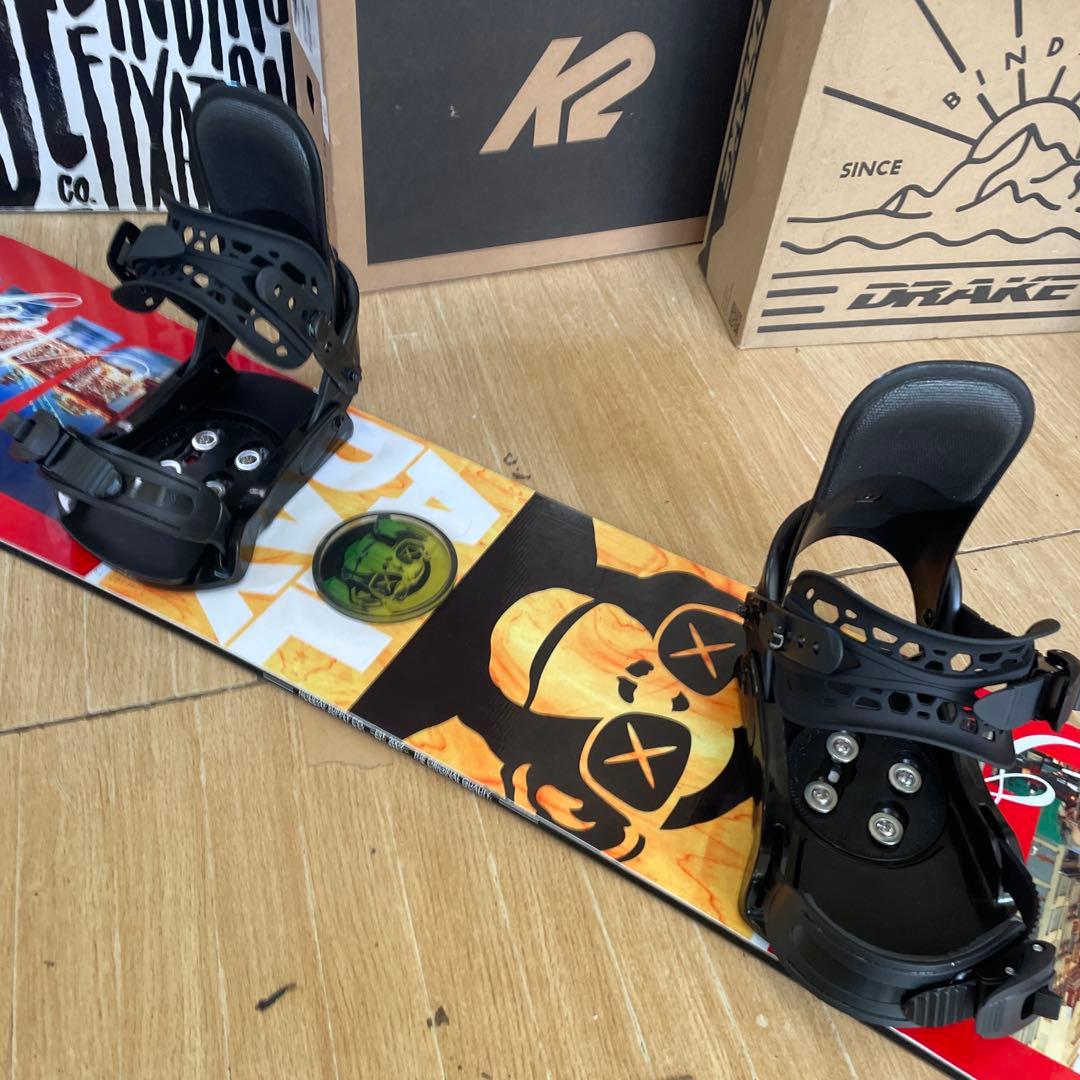 HOLIDAY×ZUMA　スノーボードセット　未使用バインディング付　ホリデー