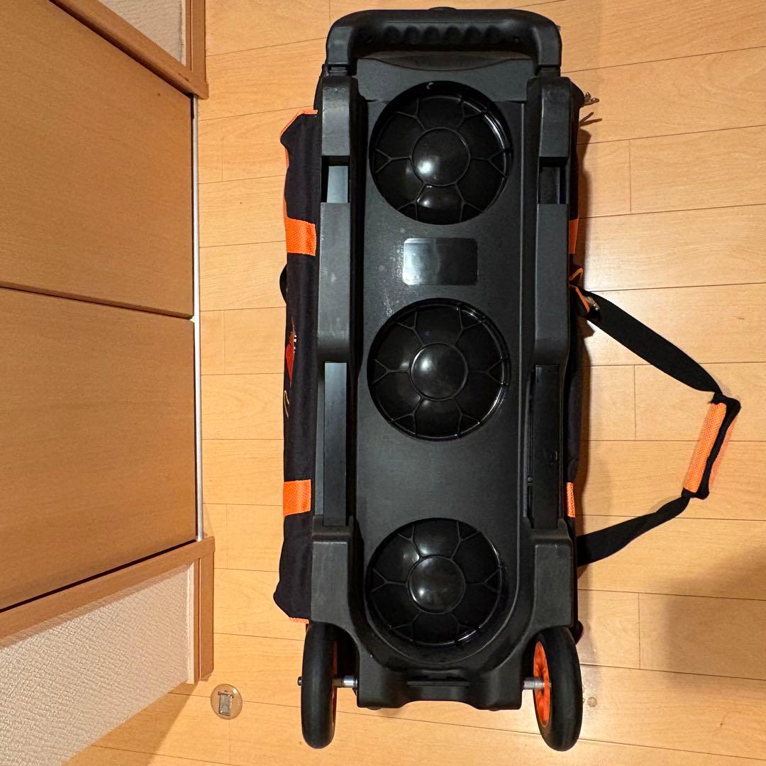 HAMMER ボウリング用バッグ 黒とオレンジ 3個入りバッグ