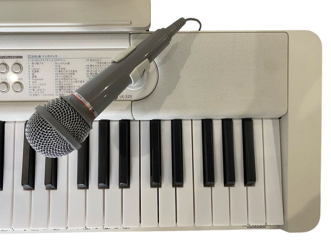 ★CASIO キーボード 光ナビゲーションのみ LK-520 2023年製