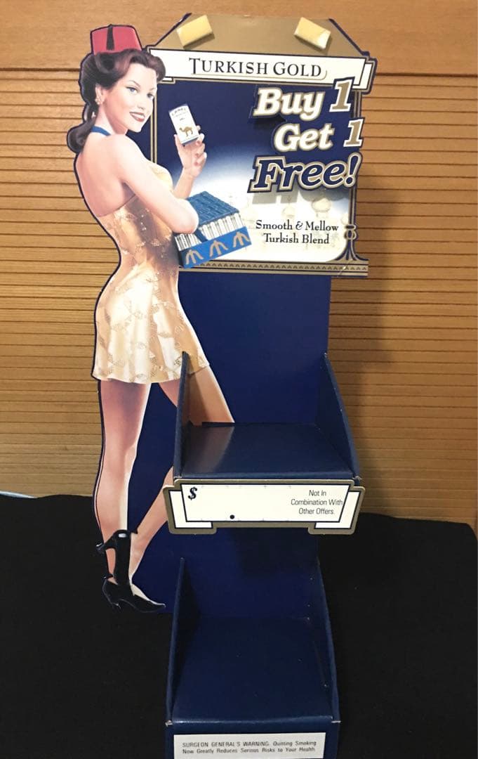 【入手困難】　キャメル　たばこ　看板　ディスプレイ　アメリカン雑貨　ビンテージ