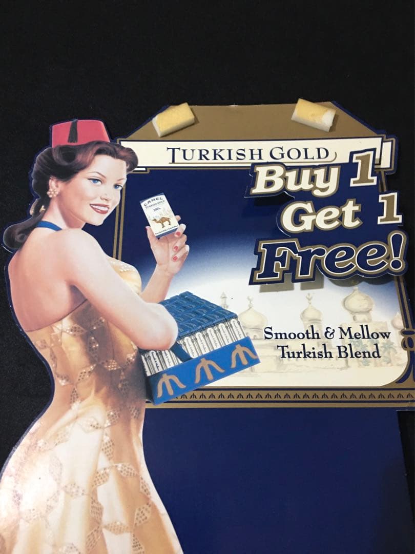 【入手困難】　キャメル　たばこ　看板　ディスプレイ　アメリカン雑貨　ビンテージ