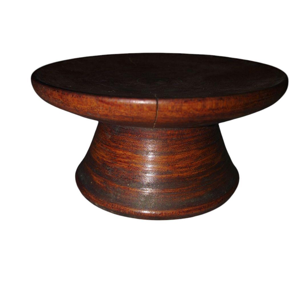 李朝祭器　木製高杯　アンティーク　骨董品