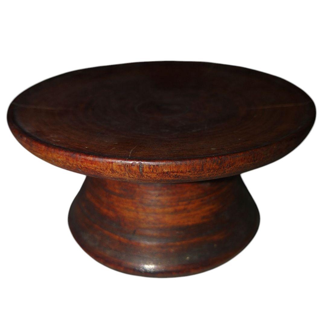 李朝祭器　木製高杯　アンティーク　骨董品