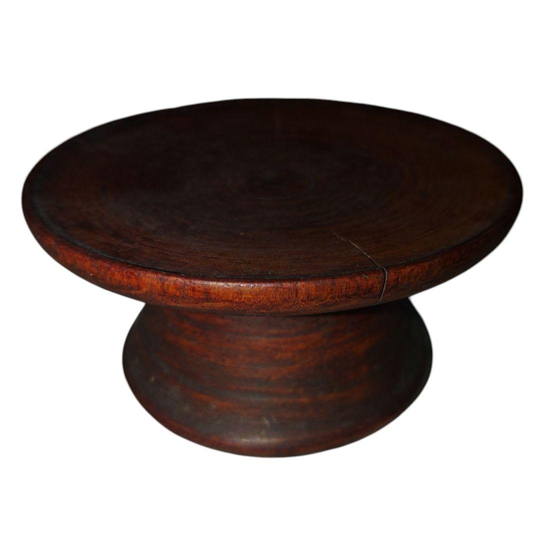 李朝祭器　木製高杯　アンティーク　骨董品