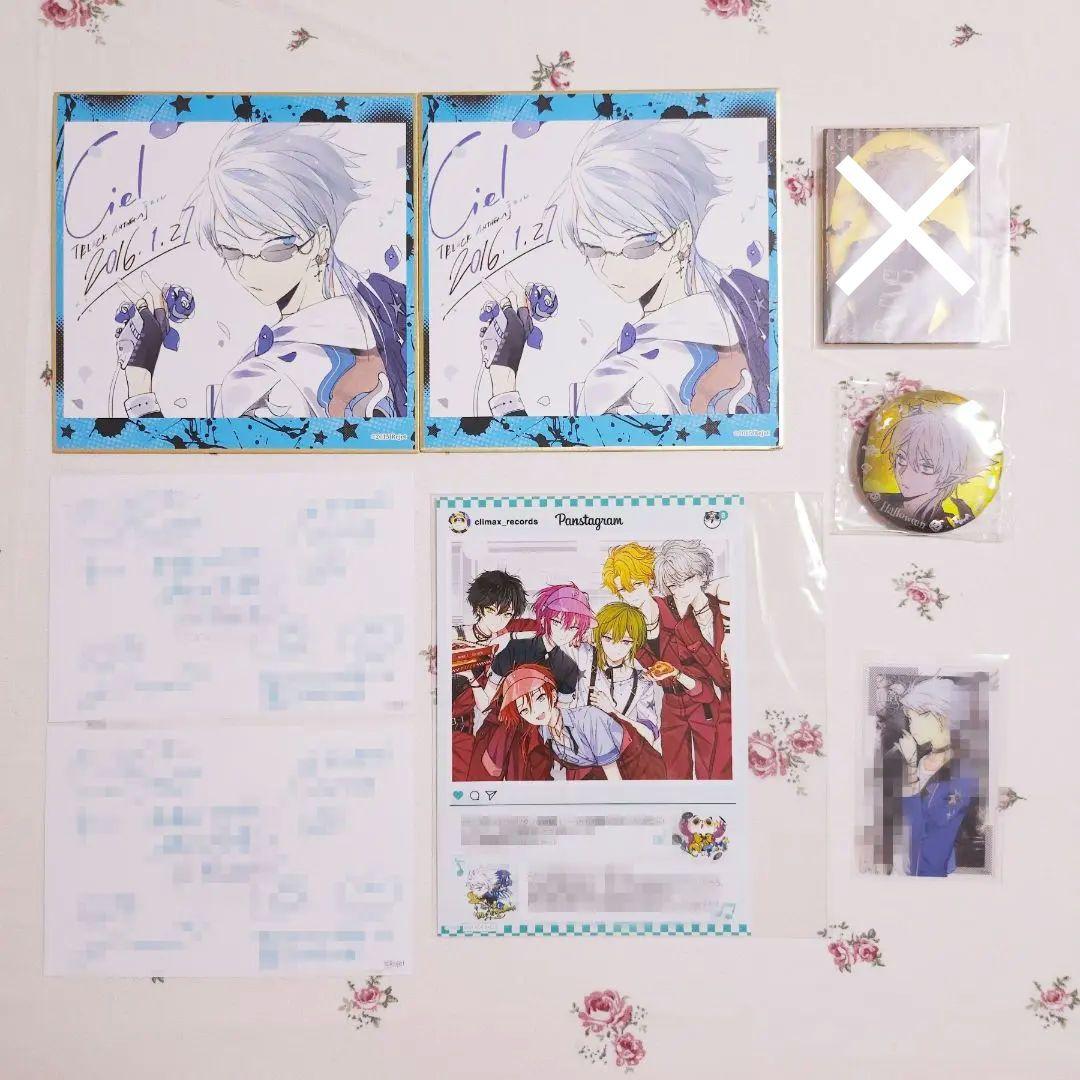 ディアヴォ シエル 色紙 アクリルカード クリアカード メセカ 缶バッジ