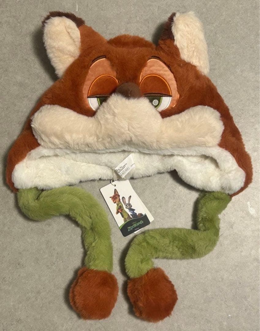 ディズニー バグズ・バニー ニック・ワイルド 帽子セット　ズートピア　セット