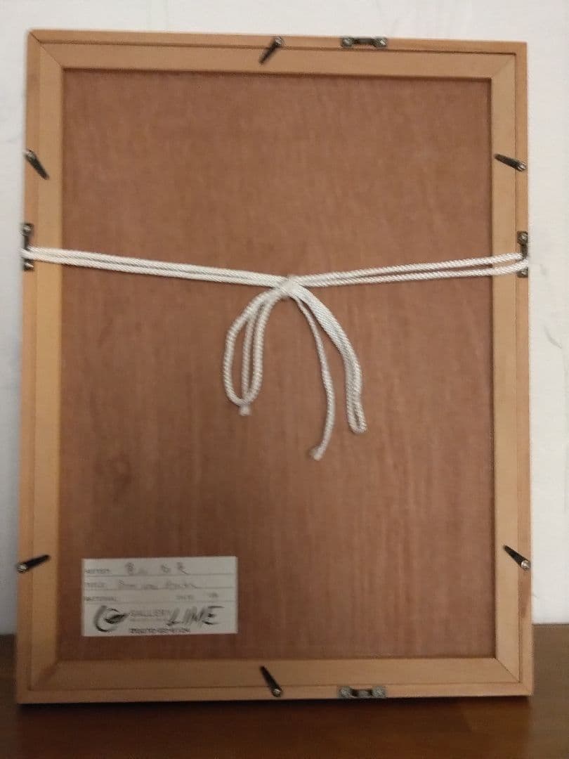 【真作】亀山知英　銅版画