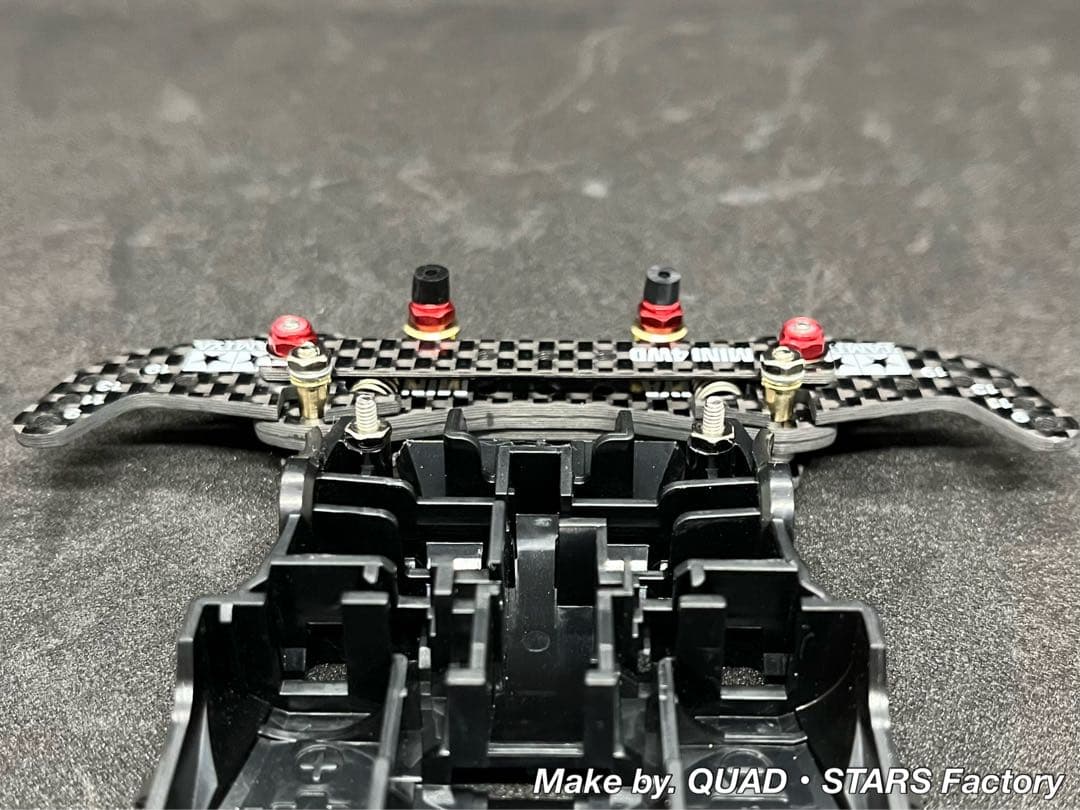 【ミニ四駆・MA用】2軸ATピボットバンパー　J-CUP2023／フルカーボン