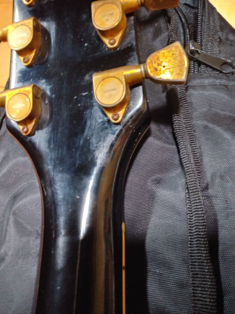 難あり　Burny バーニー　レスポールカスタムタイプ　イナズマインレイ