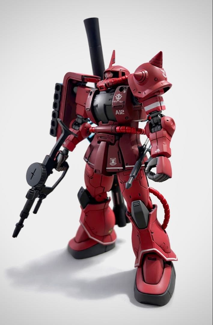 ガンプラHG シャア専用ザクⅡ 赤い彗星ver. 全塗装完成品