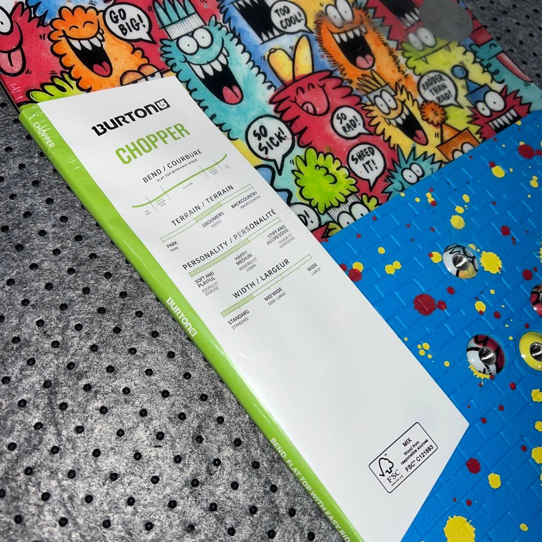 新品未使用 希少品 120cm BURTON CHOPPER キッズスノーボード