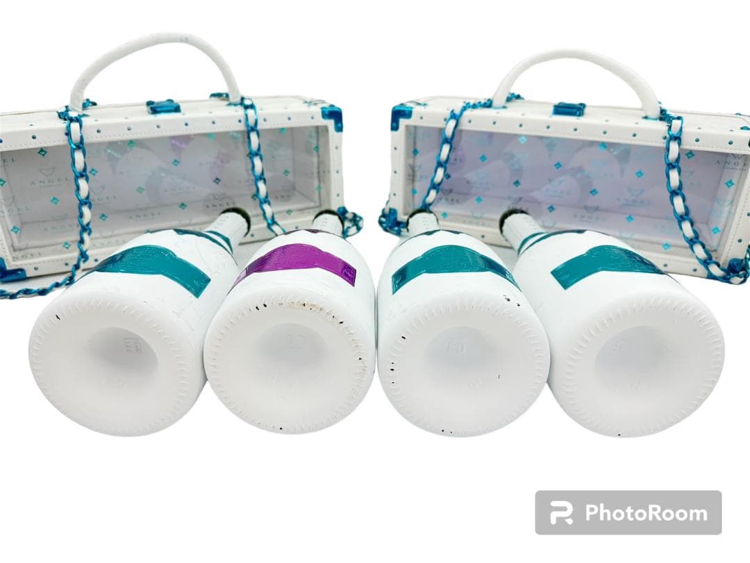 ANGEL エンジェルシャンパン バレンタイン ホワイトデー ケース×４空瓶×４