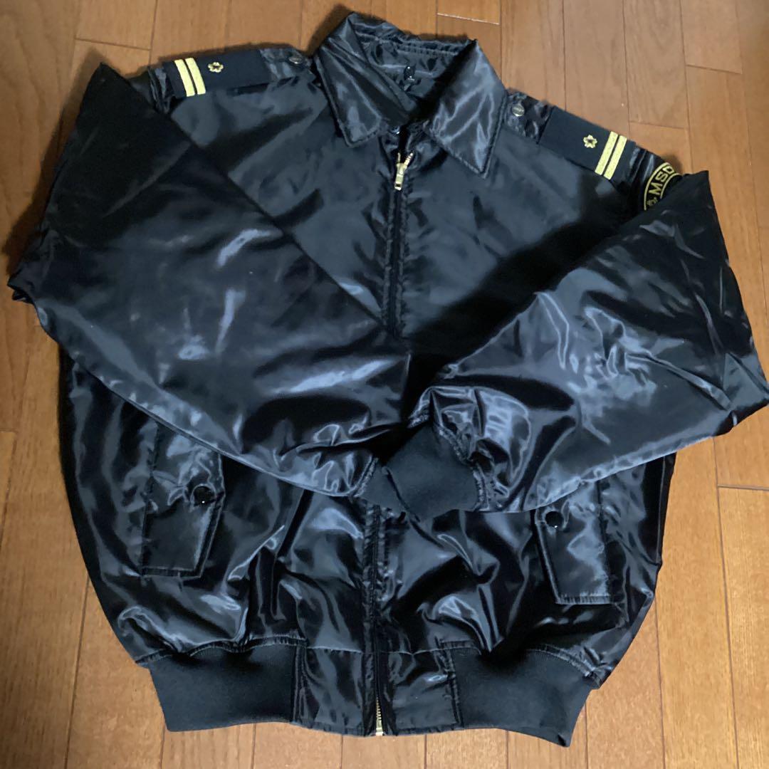 激レア　MSDFロゴ付きブラックジャケット　肩章なし　Lサイズ　新品未使用