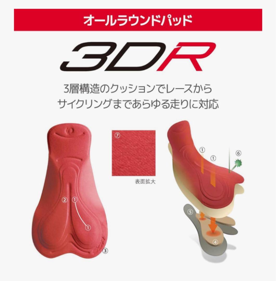 パールイズミレーサーパンツ　黒　L