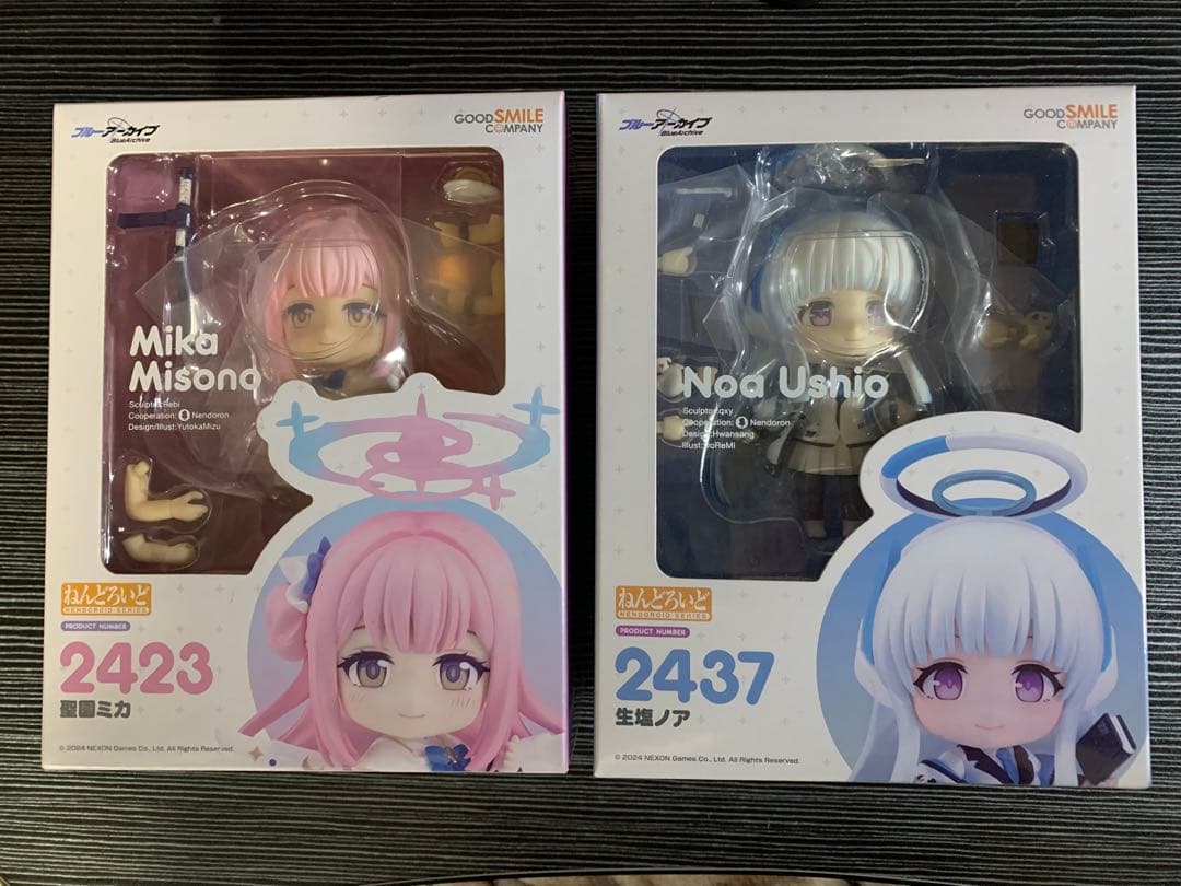 ブルーアーカイブ　ブルアカ　聖園ミカ　生塩ノア　 ねんどろいど