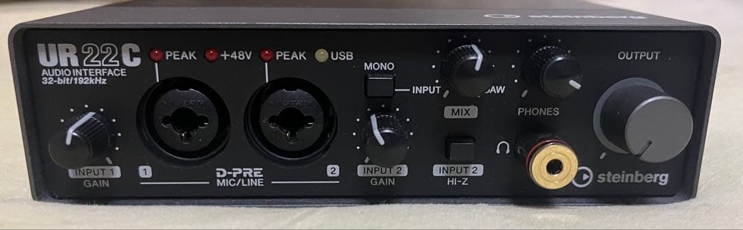 O*様 Steinberg ur22c USBオーディオインターフェース