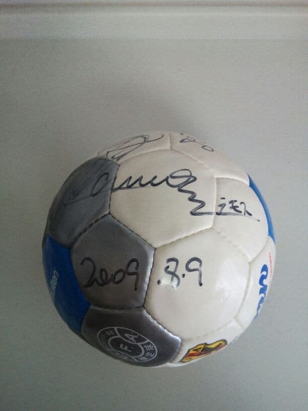 ラモス氏サイン入りサッカーボール⚽