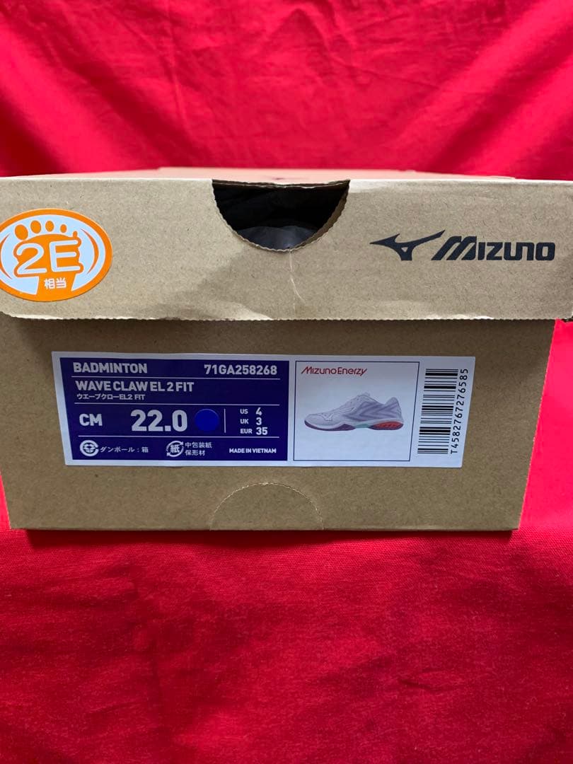 71GA258268 22.0cm バドミントン ミズノ シューズ