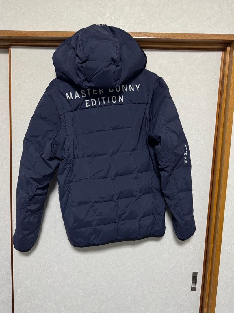 MASTER BUNNY EDITION ダウンジャケット ネイビー サイズM