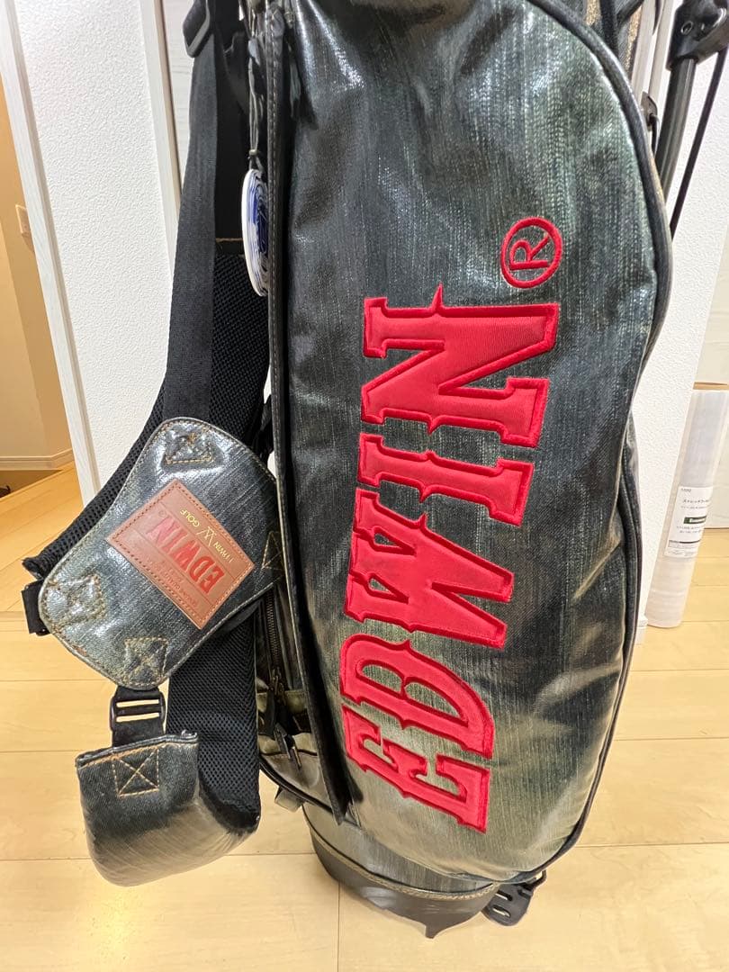 【超希少】エドウィン EDWIN ジーンズ風 キャディバッグ 7分割 リーバイス