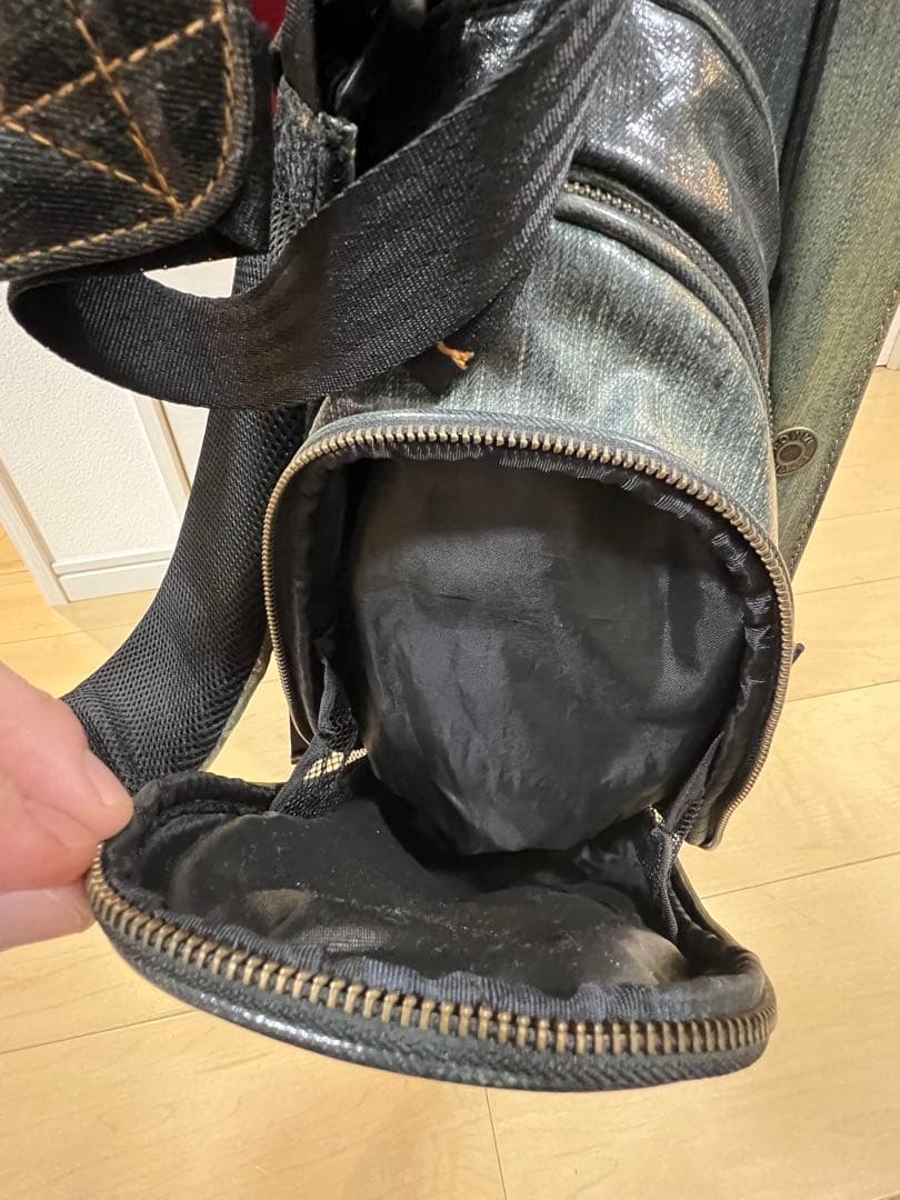 【超希少】エドウィン EDWIN ジーンズ風 キャディバッグ 7分割 リーバイス