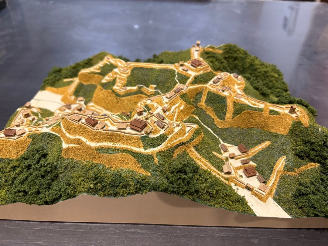 【今週まで値下げ‼️】城ラマ　高天神城　ジオラマ模型