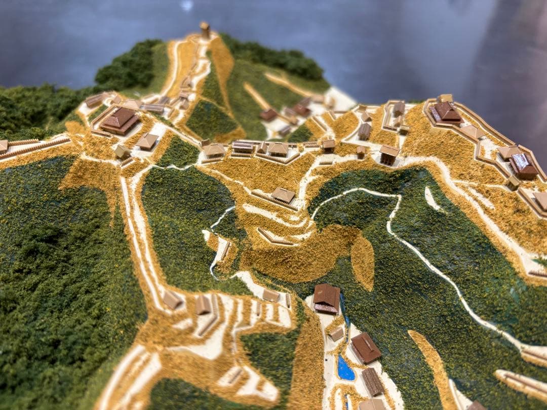 【今週まで値下げ‼️】城ラマ　高天神城　ジオラマ模型