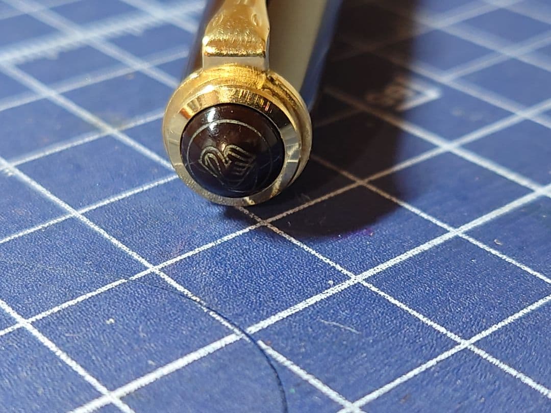 ペリカン 400NN M＆K 茶縞 14C-F 万年筆 中古