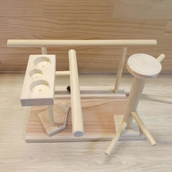 T56　止まり木　パーチ　門型　中型のインコちゃん用　スタンド