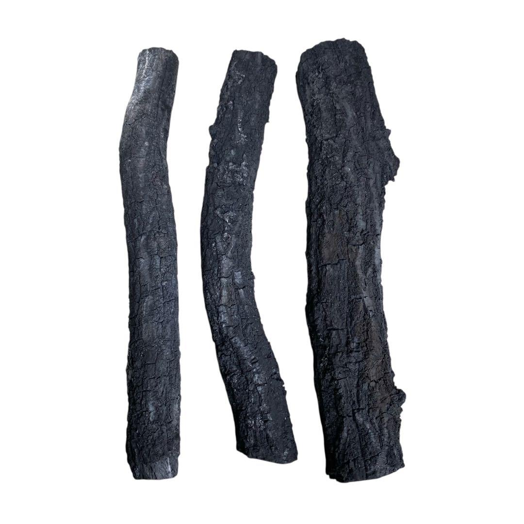 木炭 椚 くぬぎ炭 茶道炭 菊炭　約16.5kg 約30cm 約3.5〜6cm