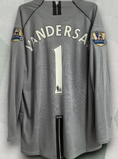 07/08 マンU GK アウェイ グレー 長袖 1番 ファン・デル・サール