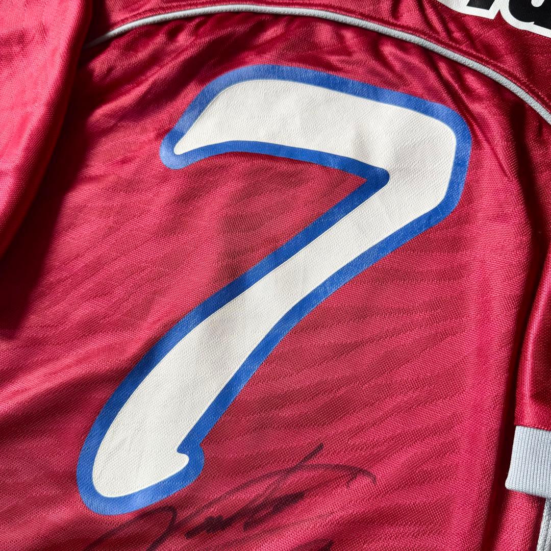 【直筆サイン入り】相馬直樹 ＃７ 鹿島アントラーズ ９８／９９（H）