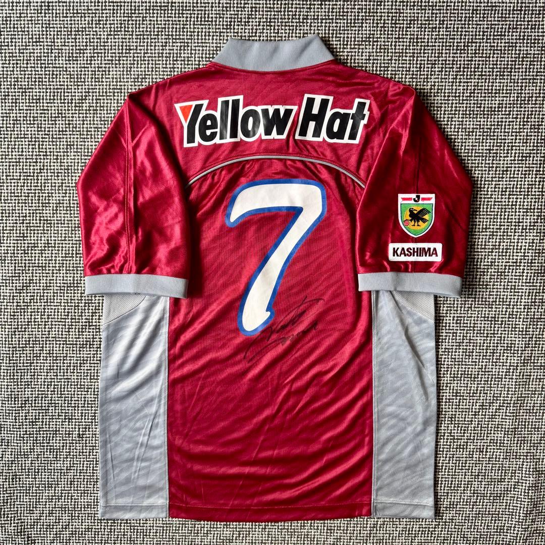 【直筆サイン入り】相馬直樹 ＃７ 鹿島アントラーズ ９８／９９（H）