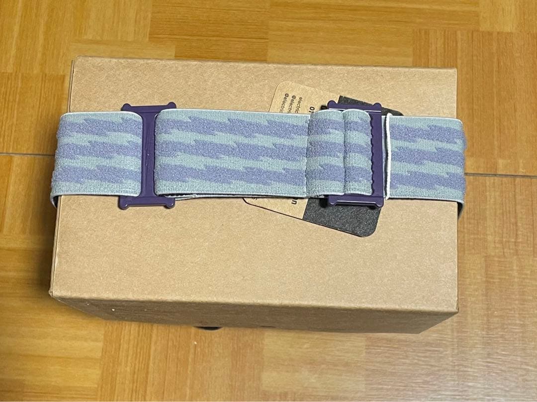 新品未使用ELECTRIC HEX VOLT ストライプパープルミラー人気カラー