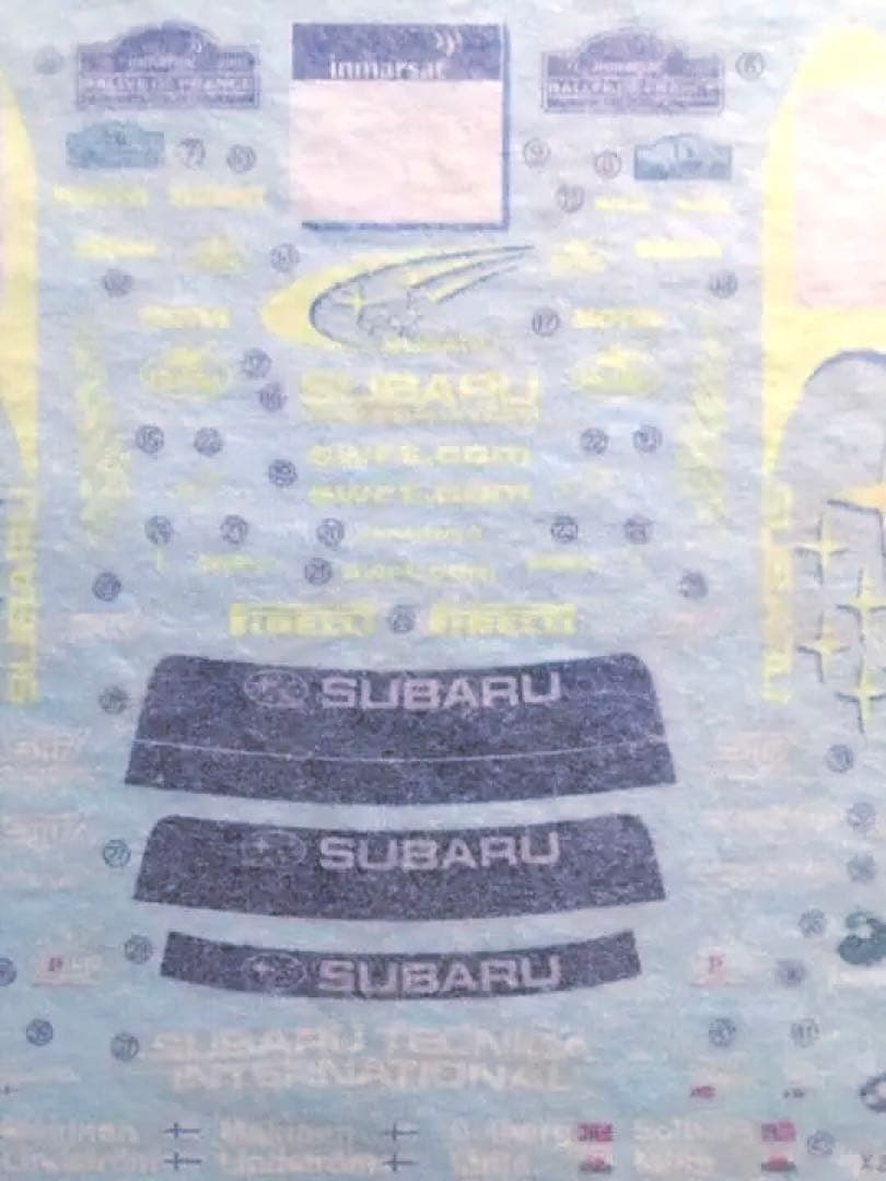 絶版 タミヤ 1/24 スバル・インプレッサ 2002 w/カルトグラフデカール