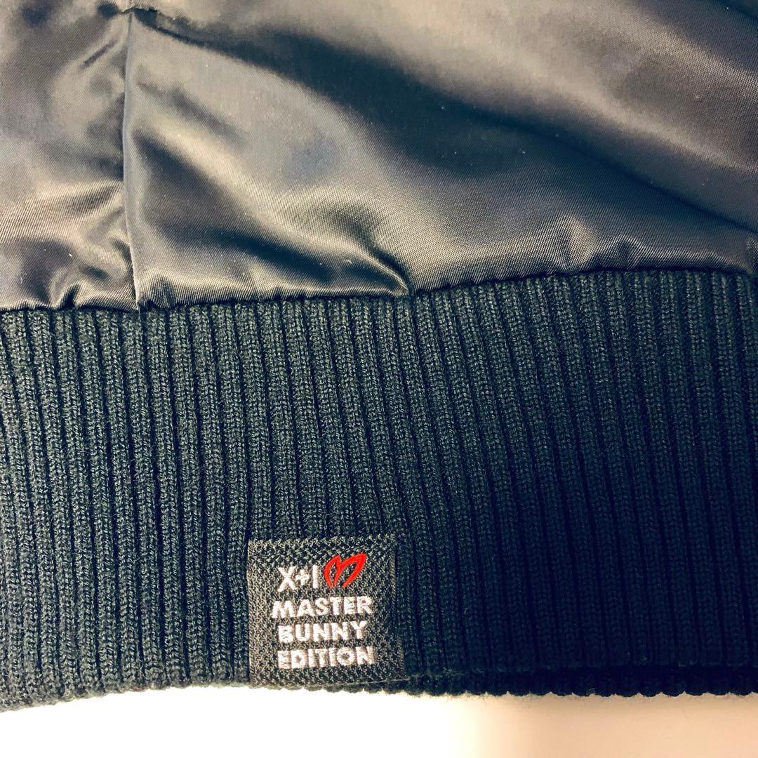 極美品★マスターバニーエディション クルーネック ナイロンニット 5(L) 黒
