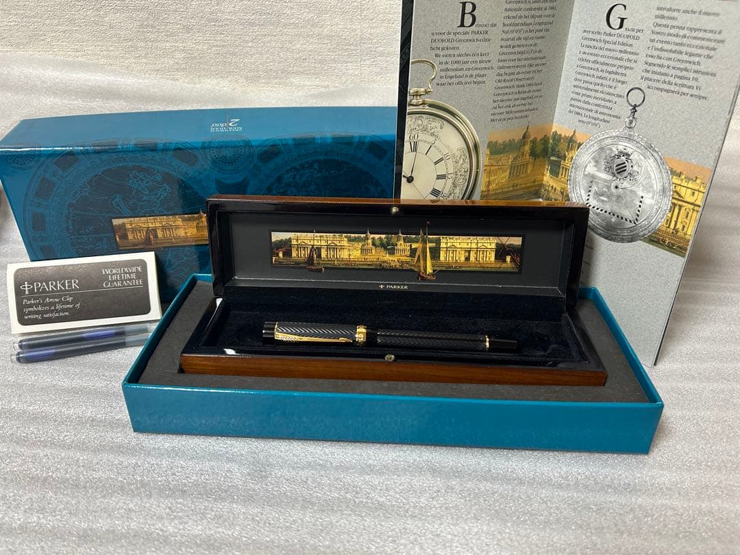 【極希少】ミレニアム　限定品　PARKER デュオフォールド　グリニッジ
