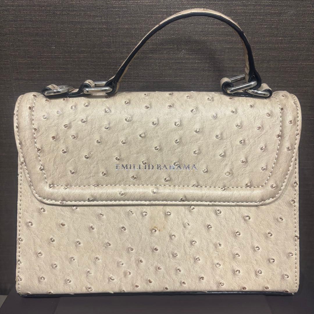 新品未使用エミリッドバハマバッグ　セカンドバッグクラッチバッグミニバッグベージュ