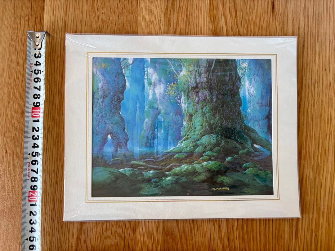 【未開封】山本二三 複製原画 2点セット ラピュタ もののけ姫 ジブリ背景画