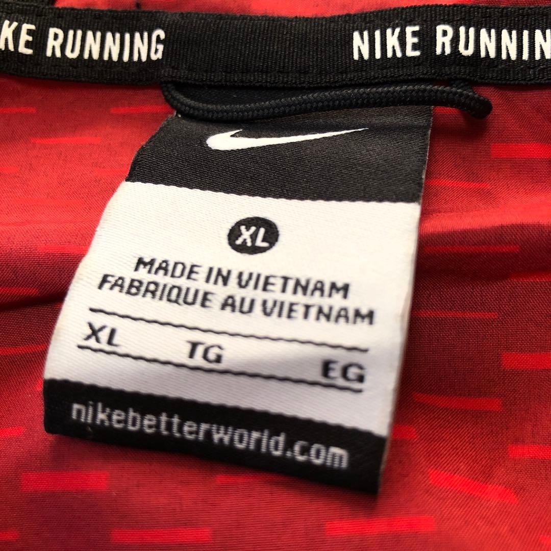 美品　NIKE レーサーフューズジャケット　ウインドブレーカー　レッド　XL