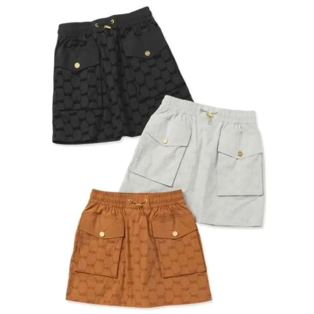 SY32 SYG FLOCKY STRETCH SKIRT ゴルフ　ブラック　M